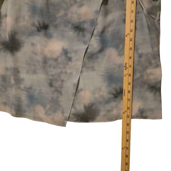 Rebecca Taylor 10, 100% Silk Dreamy Watercolor Cloud Flowy Crossover Luxury - Picture 7 of 9